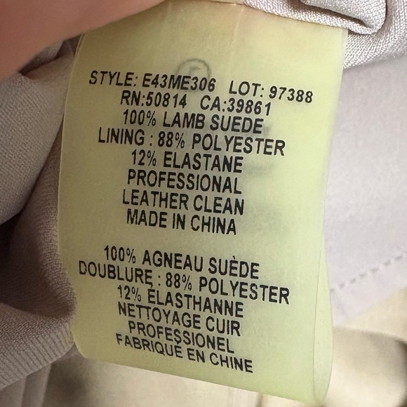 ELIE TAHARI Regina 100% Suede Skirt – Beige/Tan – Size 10. Retail $698 - Picture 8 of 8